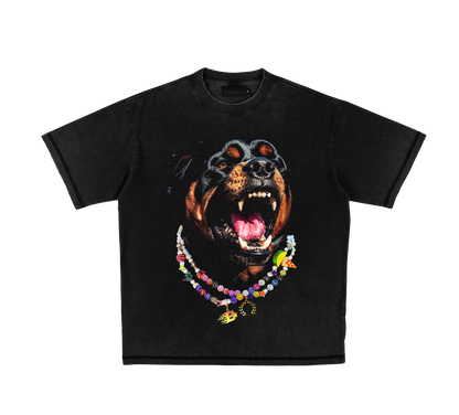 Beware of Dog T Shirt | Wide Fit 100% Cotton Tee